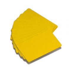 Zebra Plastic Cards - Pack of 500 - Yellow