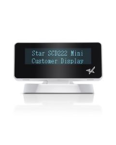 Star Micronics customer display SCD222U, Fits for: mPOP, Color: White | 39990020