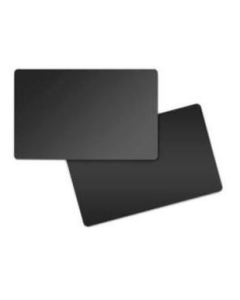 Zebra Plastic Cards, 30mil | 76mm, Pack of 500 Cards, Color: Black | 800050-158