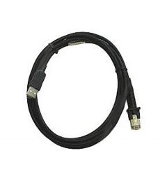 Datalogic USB cable, Straight, 2 meters, Type A, TPUW, Black