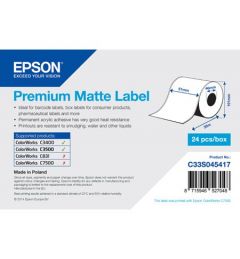 Epson Label Roll, Normal Paper, Width: 51mm, Length 35m