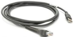 Zebra USB Cable, Type A, Straight, U01, 2meter