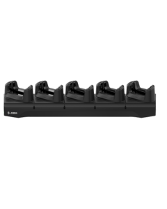 Zebra Charging station, 5-Slot, Fits for: TC22 | TC27, Order separately: Power supply, DC Line cord, AC Line cord | CRD-TC2L-BS5CO-01