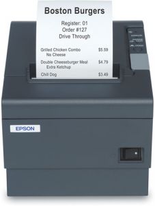 EPSON TM-T88IV ReStick POS-Printer, Ethernet-LAN, Black