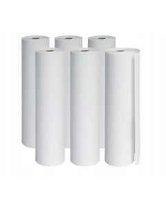Brother Roll Paper, Direct Thermal, Roll width: 215.9mm | A4, Rol length: 30 meters, Packaging unit: 6 Rolls, Color: White | PA-R-411