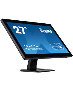 iiyama ProLite T2736MSC, 27'' touch monitor with VGA, display-port and HDMI video input, Full HD resolution | T2736MSC-B1