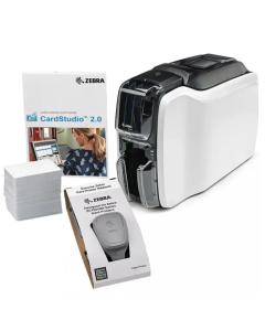 Zebra ZC100 Starterpak, Single Sided  Card printer with USB connection | ZC11-0000Q00EM00