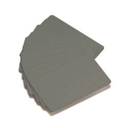 Zebra Plastic Cards | Pack of 500 | Silver