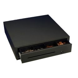 Star CB-2002 FN, Electric cash drawer in black,  4 Bills, 8 Coins, 1 Receipt, Width: 410mm, Depth: 415mm, Height: 114mm | 55555562