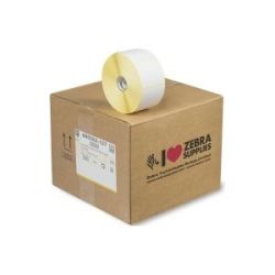 Zebra Z-Select 2000D, Direct Thermal Paper, Label roll, Premium Coated, Core: 25,4mm, Diameter: 127mm, (Dimensions WxH: 38x25 mm), 2580 labels/roll, Remvable, Perforated, White, Packaging Unit: 12 rolls