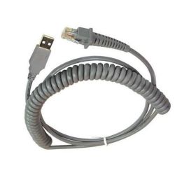 Datalogic USB Cable, Coiled, 2.5m, Type A - CAB-524