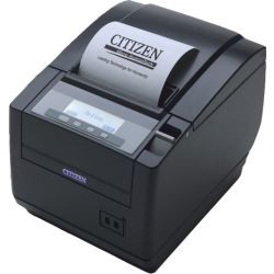 CITIZEN CT-S801 POS-Printer, RS232-Serial, Cutter, Display, Black