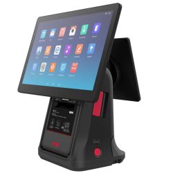 iMin D4 Pro, Android POS-System, Size: 15.6", Customer display: 10" | 1280x800, 80mm receipt printer, USB-A, USB-C, Bluetooth, Ethernet and WiFi