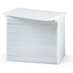 Zebra Plastic Cards - Pack of 100 - White
