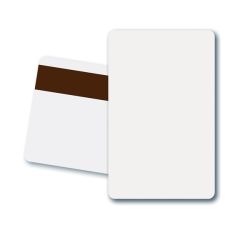Zebra plastikkort, magnetstribe, HiCo | Pakke med 500 | Hvid